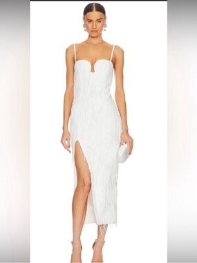 Elliatt Judith Fringe Sequin Dress